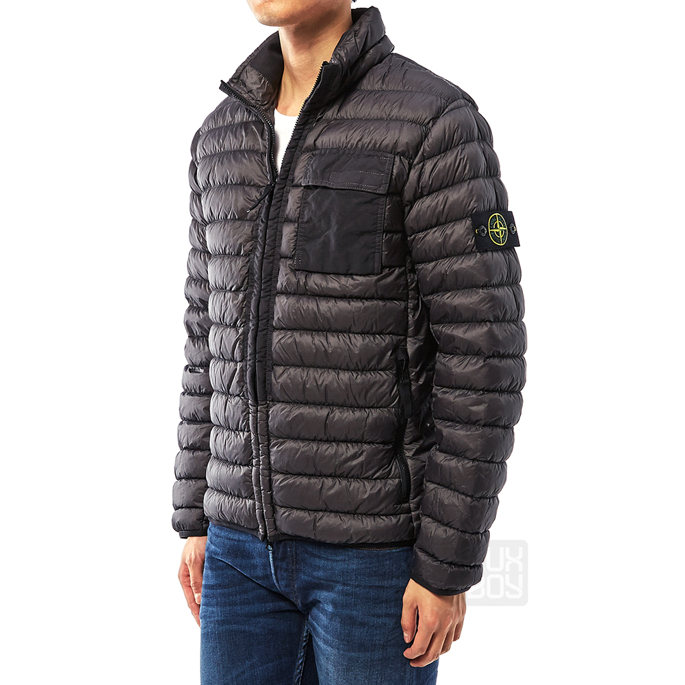스톤아일랜드(STONE ISLAND) 와펜 마이크로 얀 남자 패딩 점퍼 691541424 V0065