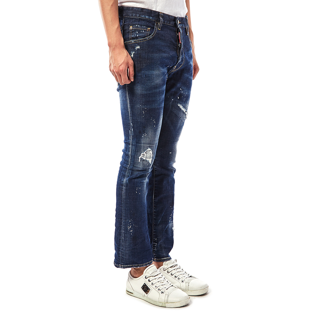 디스퀘어드2(DSQUARED2) 크롭 플레어 남자 진 S71LB0553 S30342 470