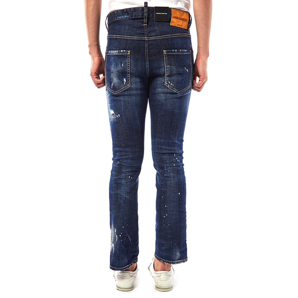 디스퀘어드2(DSQUARED2) 크롭 플레어 남자 진 S71LB0553 S30342 470