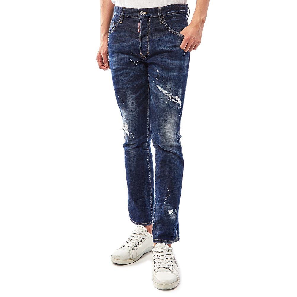 디스퀘어드2(DSQUARED2) 크롭 플레어 남자 진 S71LB0553 S30342 470