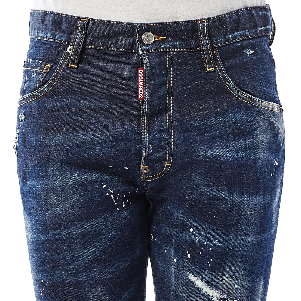 디스퀘어드2(DSQUARED2) 크롭 플레어 남자 진 S71LB0553 S30342 470