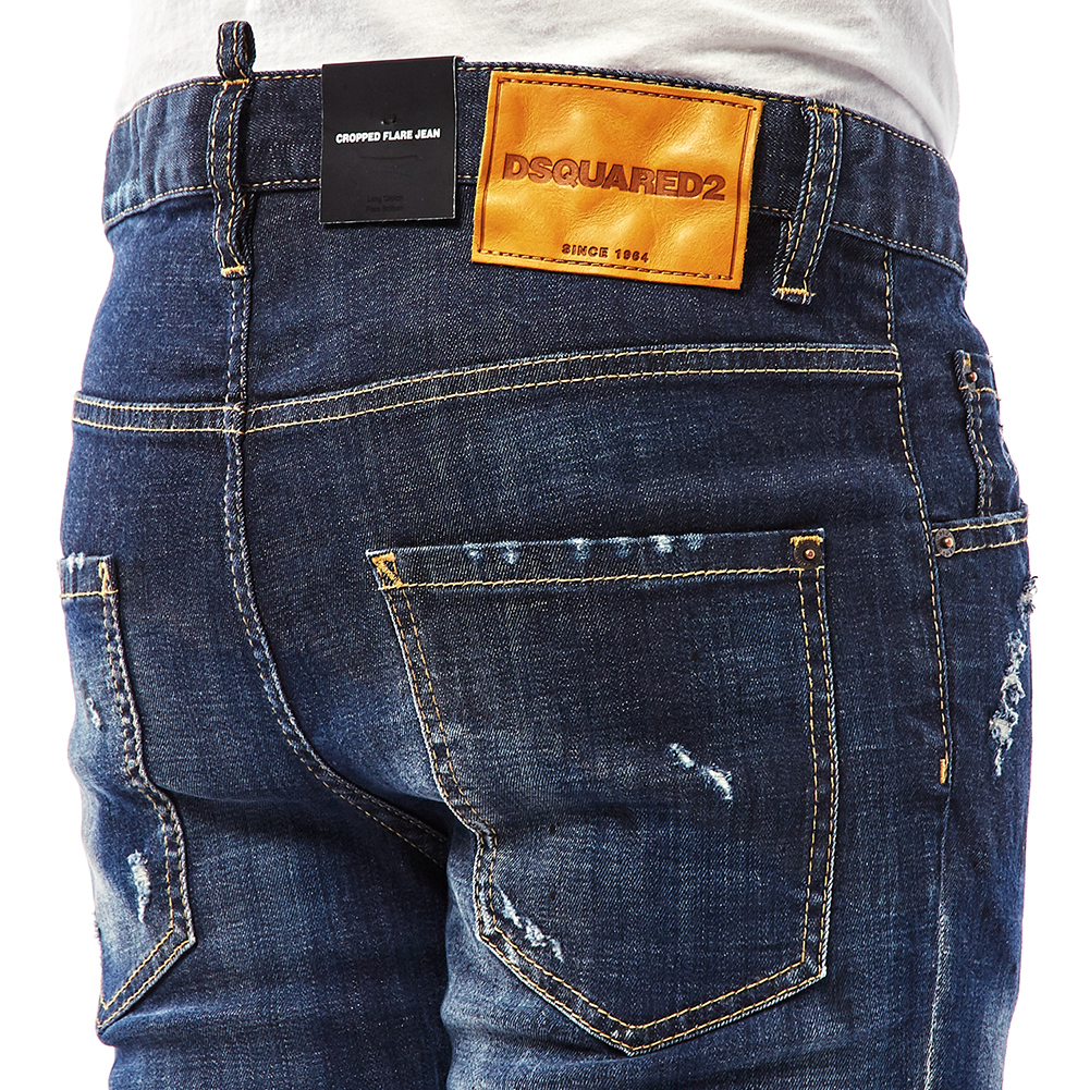 디스퀘어드2(DSQUARED2) 크롭 플레어 남자 진 S71LB0553 S30342 470