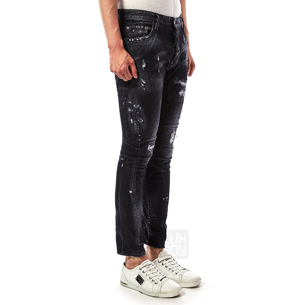 디스퀘어드2(DSQUARED2) 타이디 바이커 남자 진 S74LB0397 S30357 900