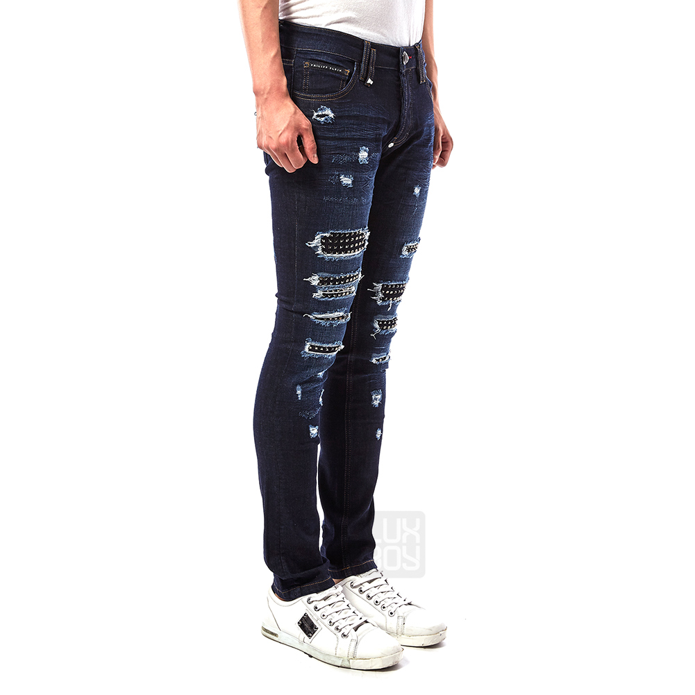 필립플레인(PHILIPP PLEIN) 슈퍼 스트레이트 컷 남자 진 MDT0944 PDE004N 14SG