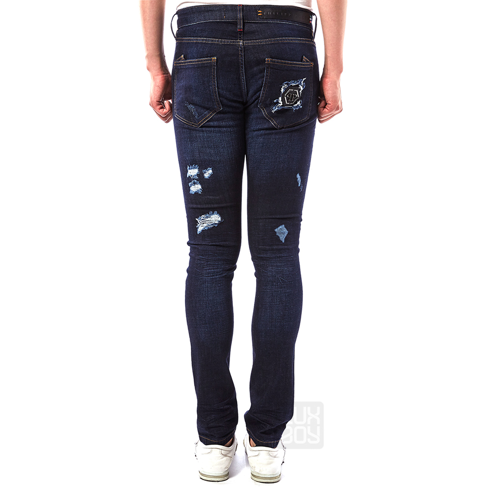 필립플레인(PHILIPP PLEIN) 슈퍼 스트레이트 컷 남자 진 MDT0944 PDE004N 14SG