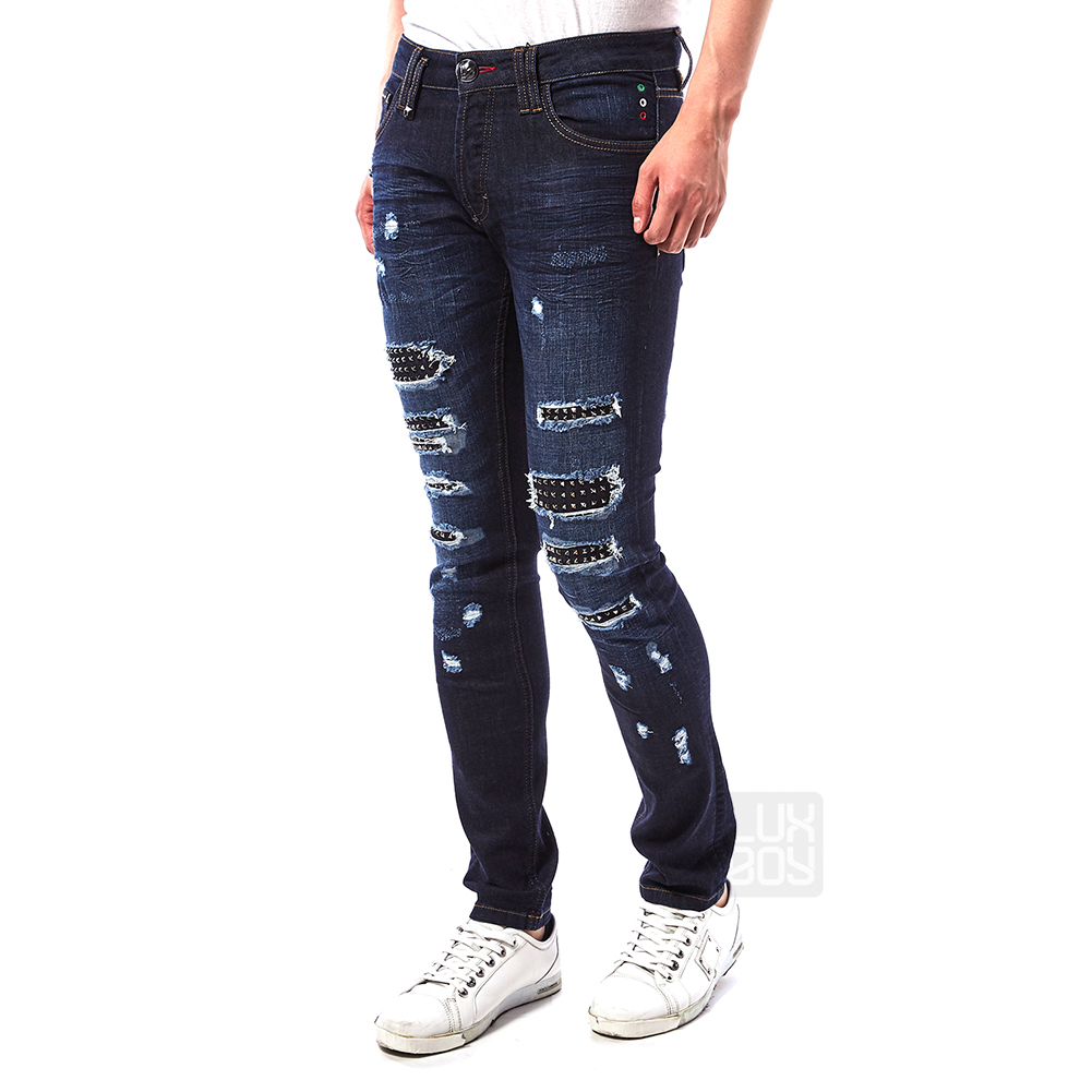 필립플레인(PHILIPP PLEIN) 슈퍼 스트레이트 컷 남자 진 MDT0944 PDE004N 14SG