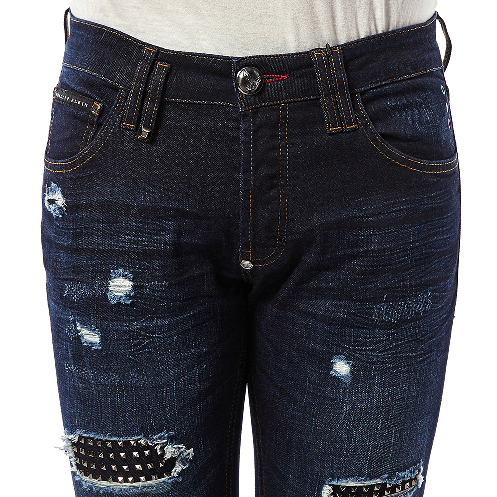 필립플레인(PHILIPP PLEIN) 슈퍼 스트레이트 컷 남자 진 MDT0944 PDE004N 14SG