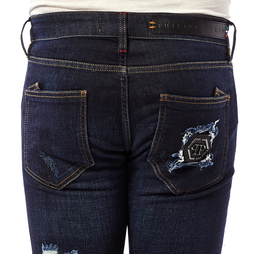 필립플레인(PHILIPP PLEIN) 슈퍼 스트레이트 컷 남자 진 MDT0944 PDE004N 14SG