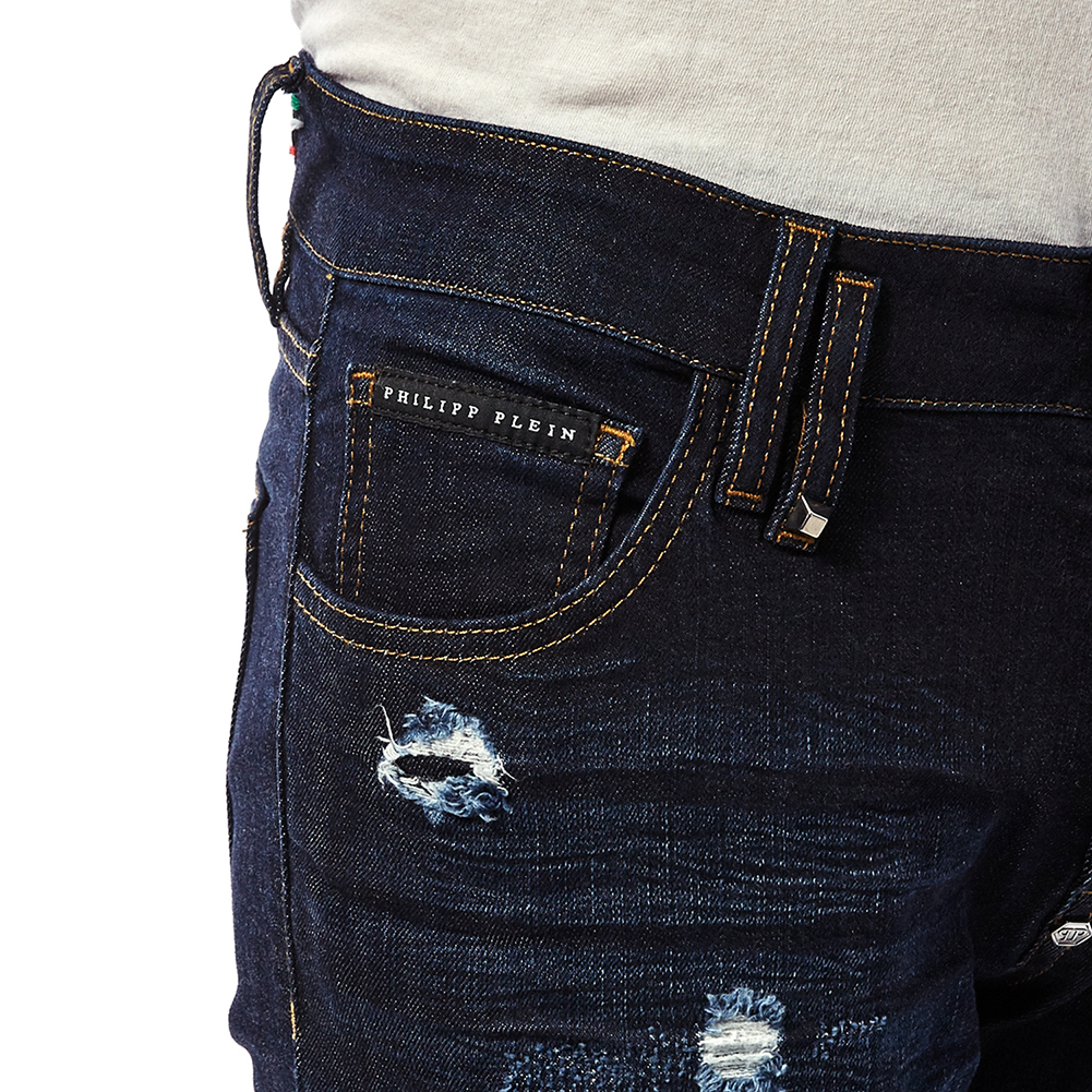 필립플레인(PHILIPP PLEIN) 슈퍼 스트레이트 컷 남자 진 MDT0944 PDE004N 14SG
