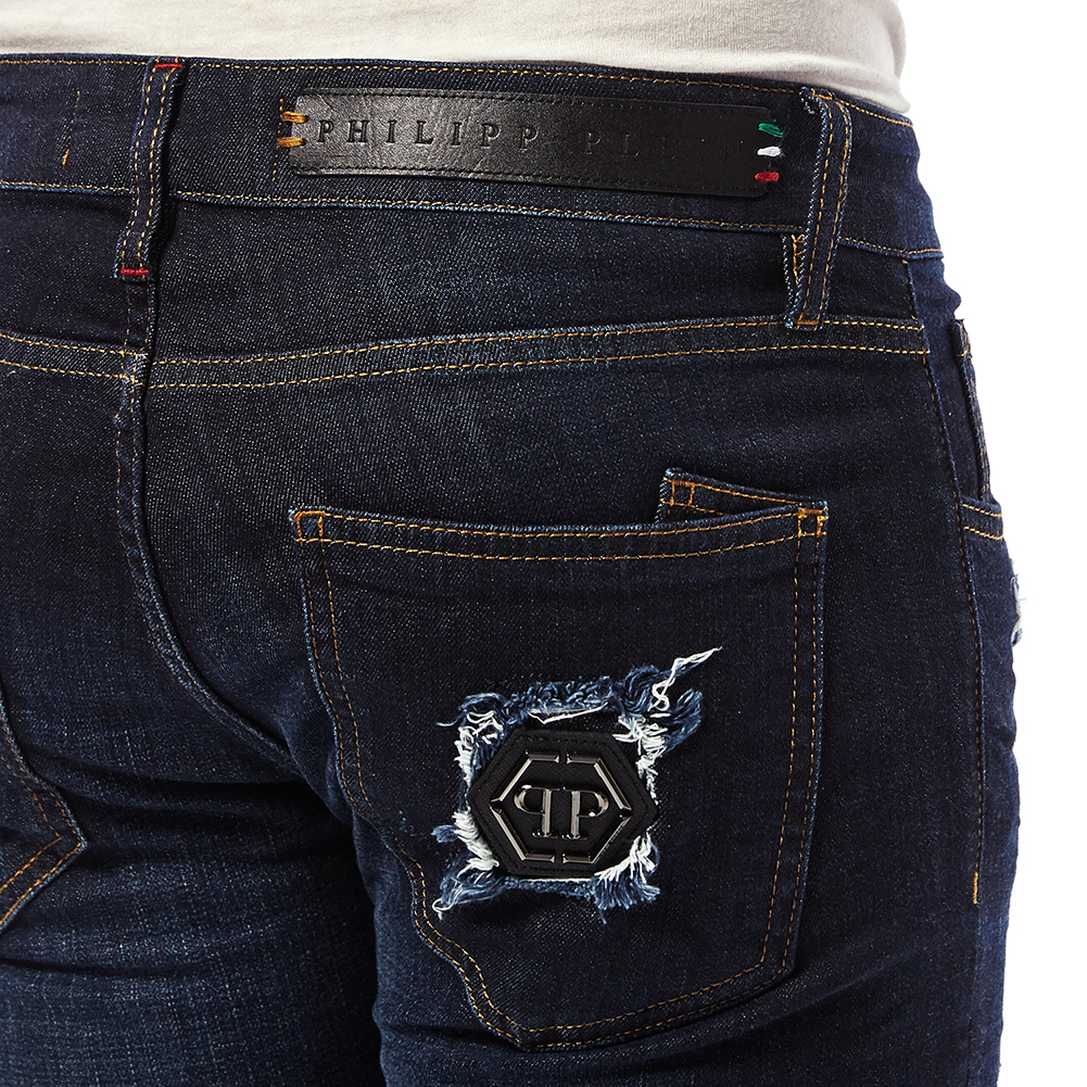 필립플레인(PHILIPP PLEIN) 슈퍼 스트레이트 컷 남자 진 MDT0944 PDE004N 14SG