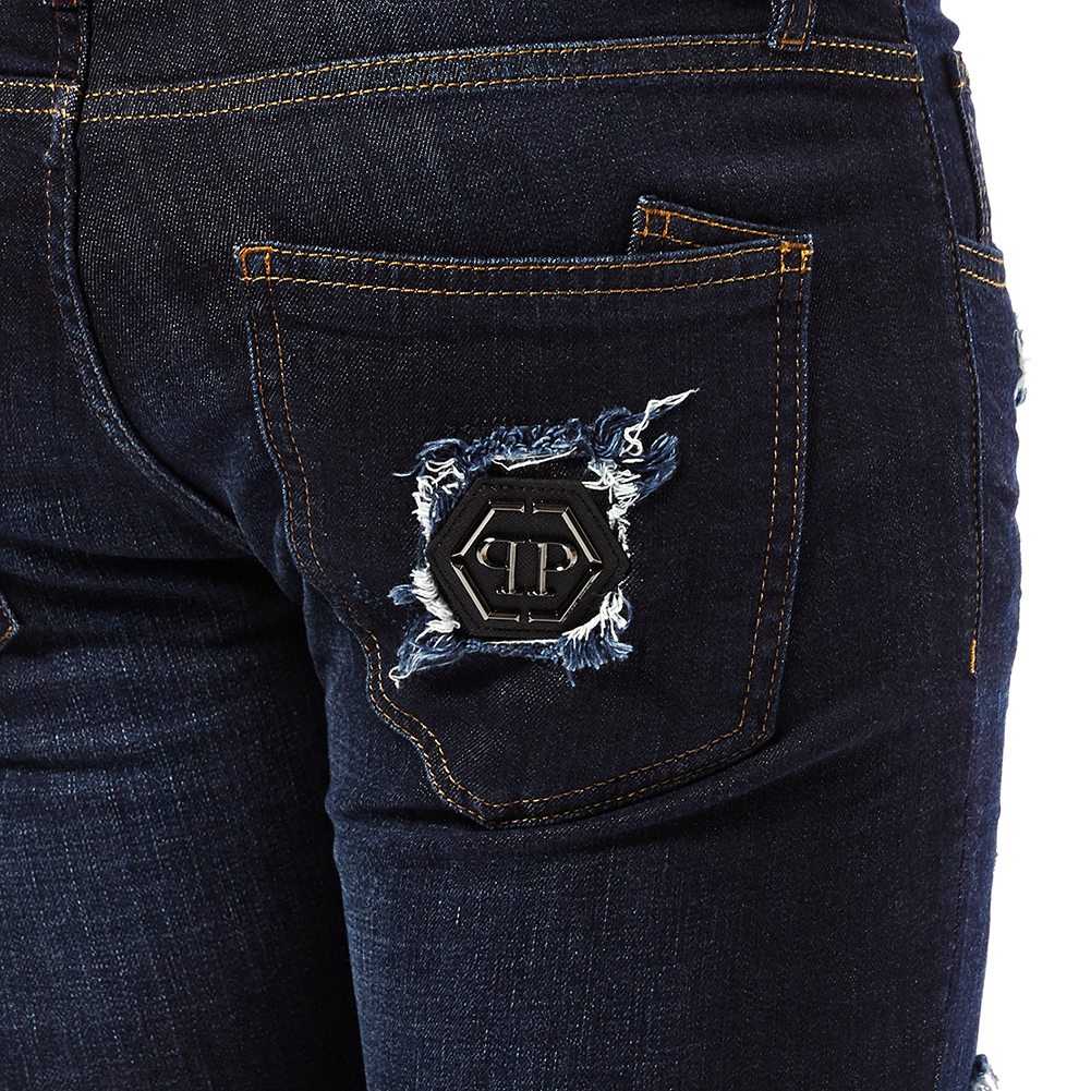 필립플레인(PHILIPP PLEIN) 슈퍼 스트레이트 컷 남자 진 MDT0944 PDE004N 14SG