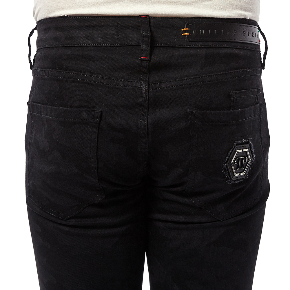 필립플레인(PHILIPP PLEIN) 카모 슈퍼 스트레이트 컷 남자 진 MDT1096 PDE004N 02