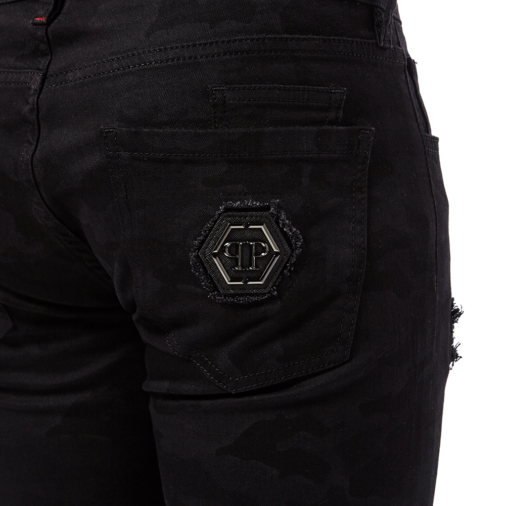 필립플레인(PHILIPP PLEIN) 카모 슈퍼 스트레이트 컷 남자 진 MDT1096 PDE004N 02