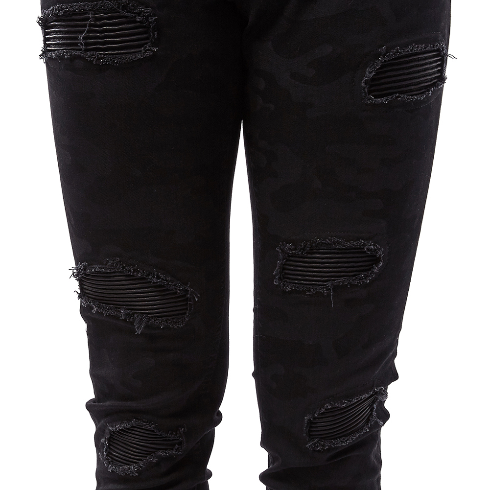 필립플레인(PHILIPP PLEIN) 카모 슈퍼 스트레이트 컷 남자 진 MDT1096 PDE004N 02