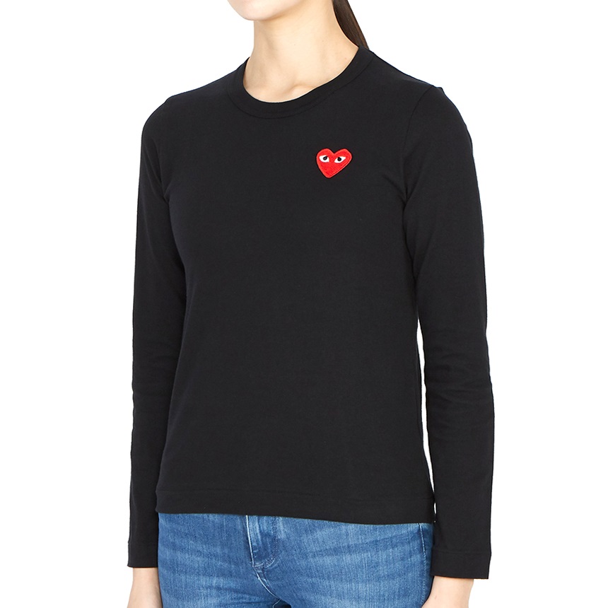 꼼데가르송(COMME DES GARCONS) 레드와펜 여성 긴팔티셔츠 AZ T117 051 1