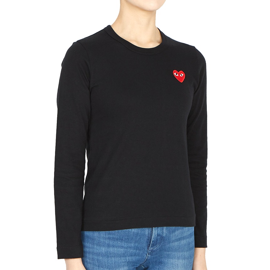 꼼데가르송(COMME DES GARCONS) 레드와펜 여성 긴팔티셔츠 AZ T117 051 1