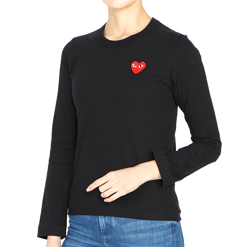 꼼데가르송(COMME DES GARCONS) 레드와펜 여성 긴팔티셔츠 AZ T117 051 1