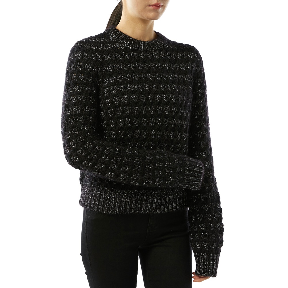 생로랑(SAINT LAURENT PARIS) 그래픽 스트라이프 여자 울 니트 531938 YA2VI 1081