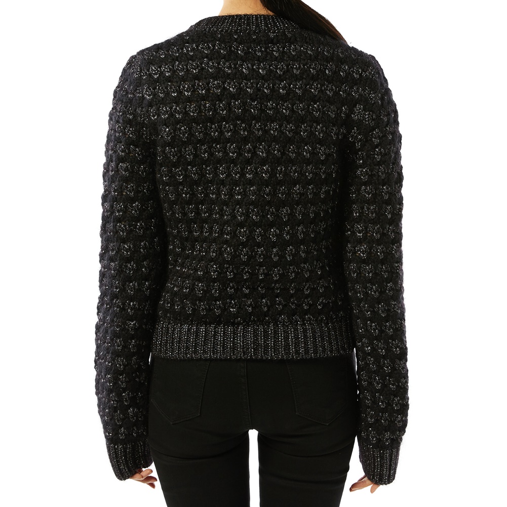 생로랑(SAINT LAURENT PARIS) 그래픽 스트라이프 여자 울 니트 531938 YA2VI 1081