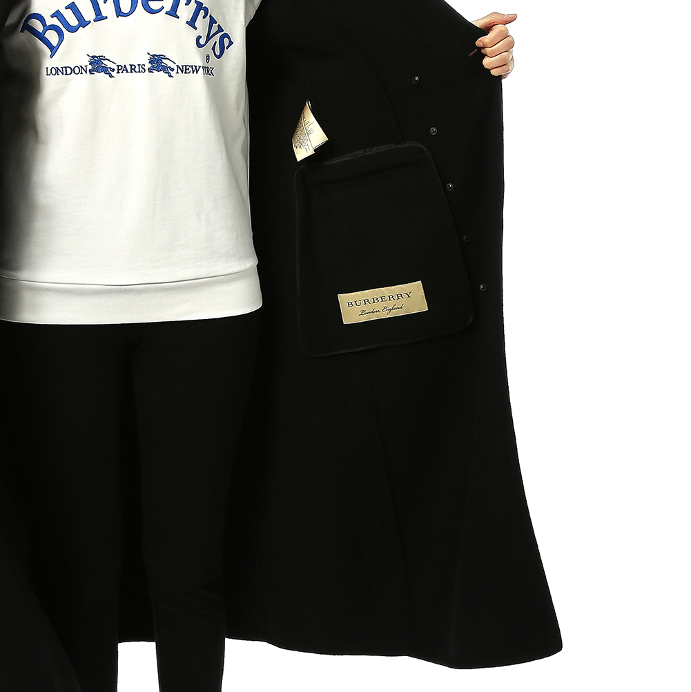 버버리(BURBERRY) 더블 브레스트 테일러드 여자 캐시미어 코트 ALDERSHOT 8001437 A1189