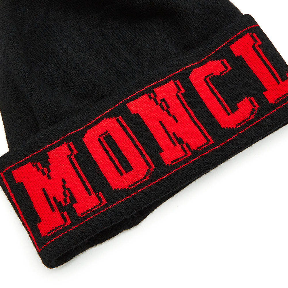 몽클레어(MONCLER) 로고 공용 울 비니 9921800 959A2 999
