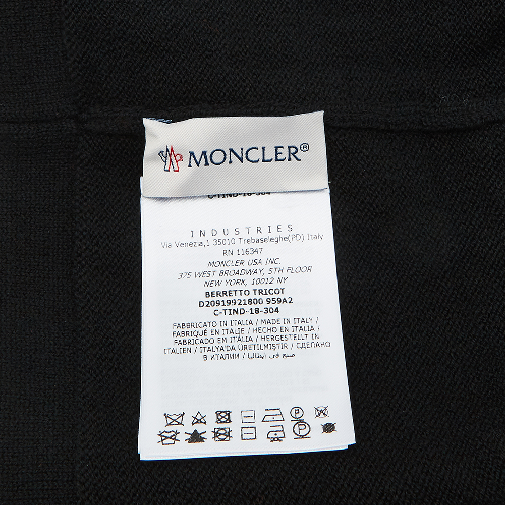 몽클레어(MONCLER) 로고 공용 울 비니 9921800 959A2 999