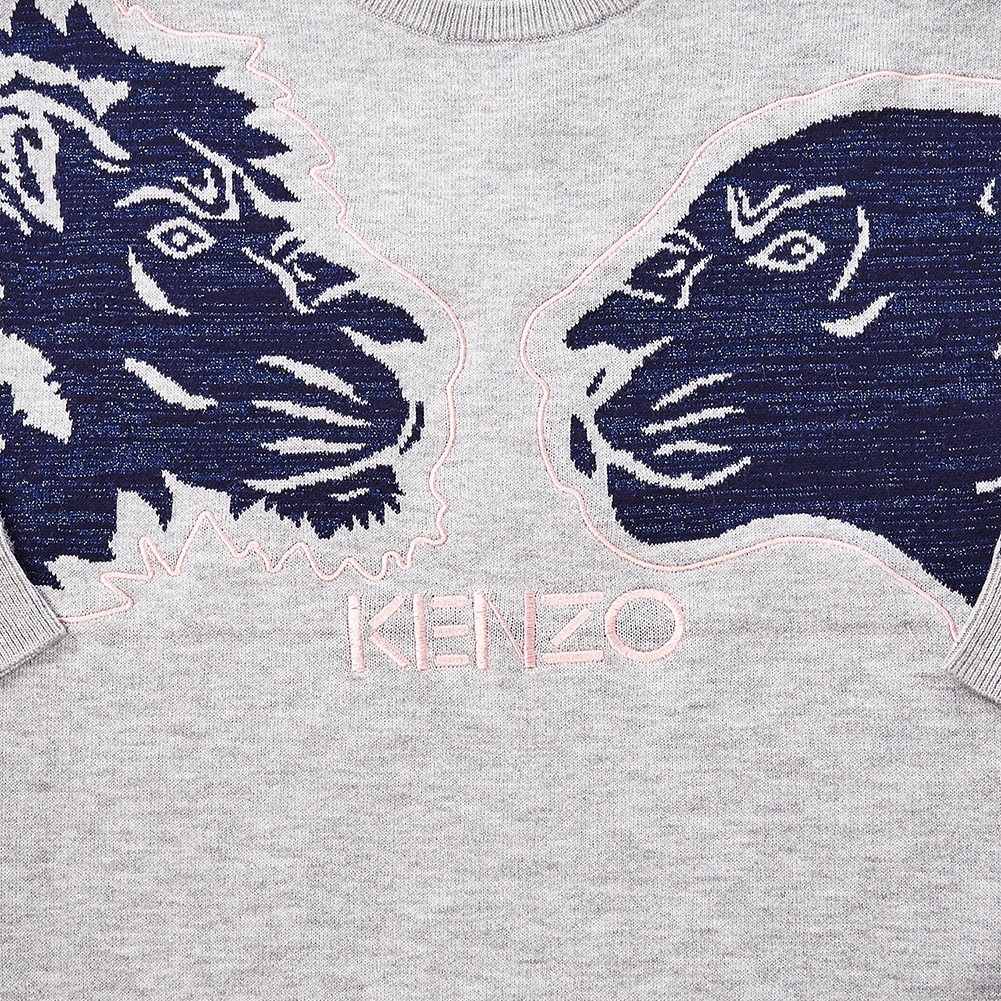 겐조키즈(KENZO KIDS) 타이거 프렌즈 키즈 니트 (성인착용가능) KM18018 25 8A12A