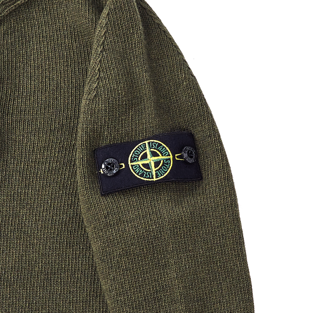 스톤아일랜드키즈(STONE ISLAND KIDS) 와펜 키즈 울 니트 6916502A1 V0054 6A8A