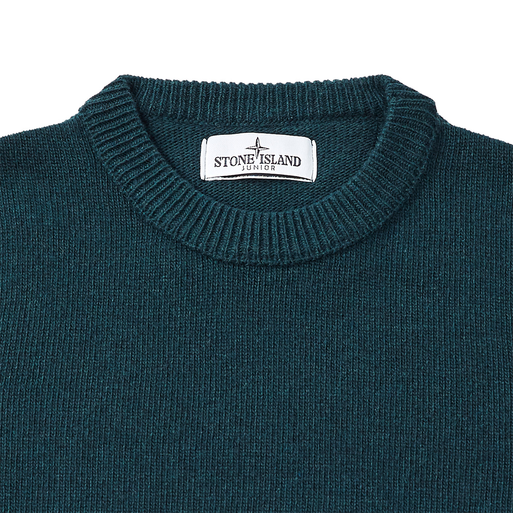 스톤아일랜드키즈(STONE ISLAND KIDS) 와펜 키즈 울 니트 6916503A1 V0053 6A8A