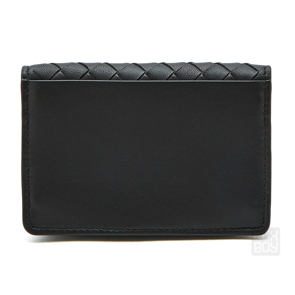 보테가베네타(BOTTEGA VENETA) 네로 인트레치아토 공용 명함/카드지갑 133945 V001U 1000