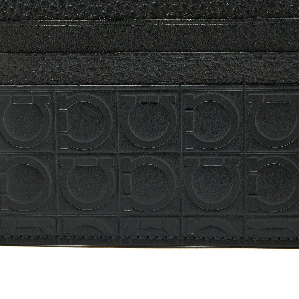 페라가모(FERRAGAMO) 피렌체 공용 명함/카드지갑 66 A176 NERO 0690089