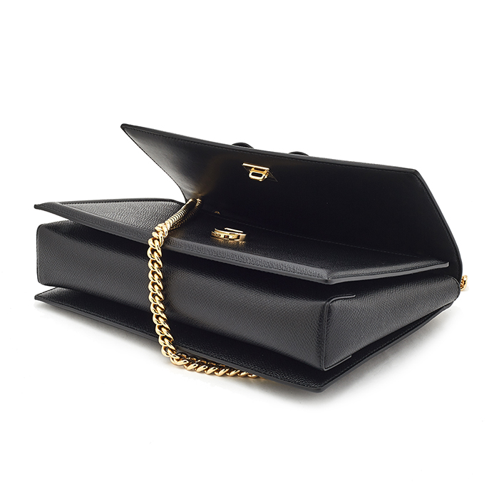 페라가모(FERRAGAMO) 지니 플랩 미디움 여자 숄더백 21 G462 NERO 0674278