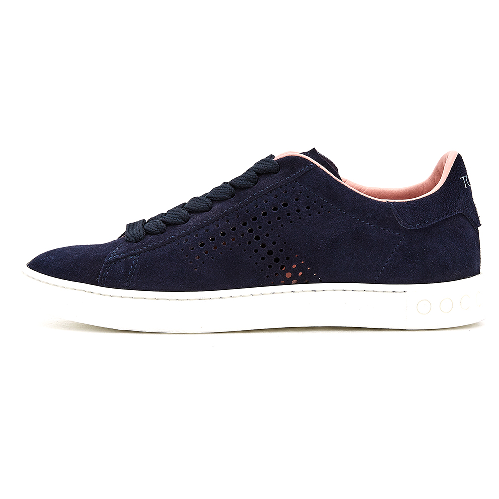 토즈(TODS) 로고 퍼포레이티드 여자 스니커즈 XXW12A0T490RE0U824