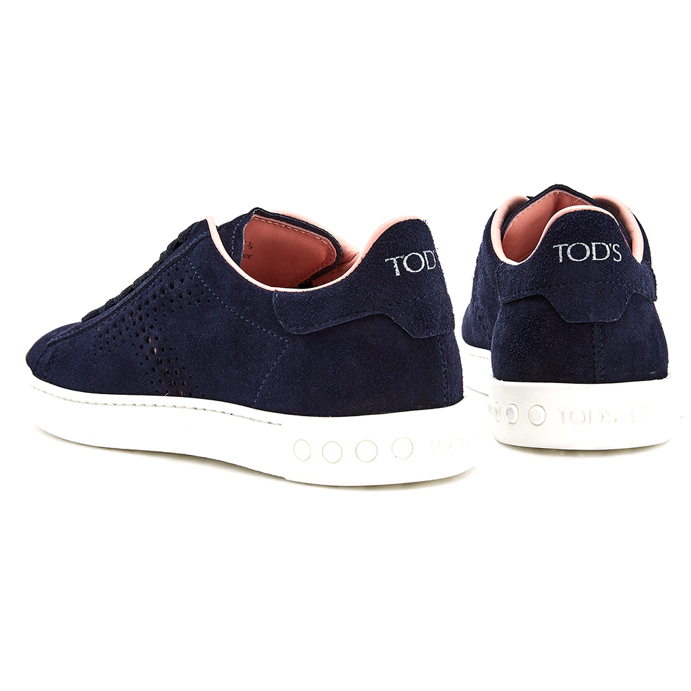 토즈(TODS) 로고 퍼포레이티드 여자 스니커즈 XXW12A0T490RE0U824