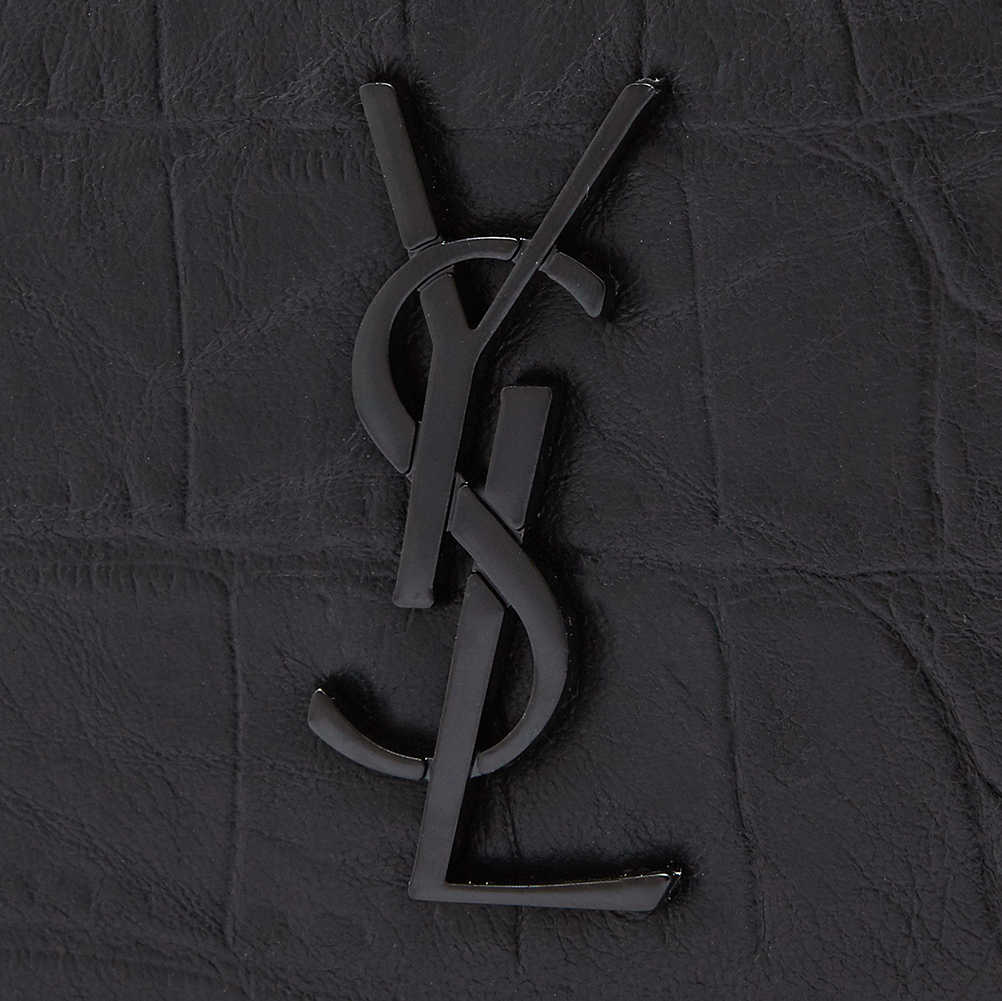 생로랑(SAINT LAURENT PARIS) 모노그램 크로커다일 남자 머니클립 485630 C9H0U 1000