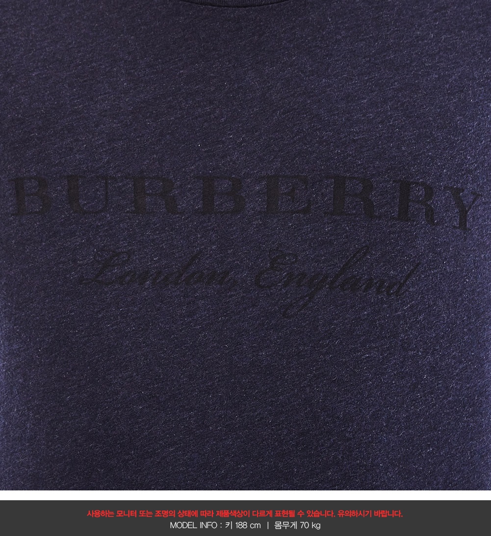 버버리(BURBERRY) 데보레 남자 반팔티셔츠 MARTFORD 4056129 41700