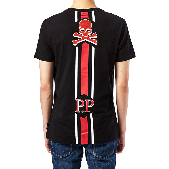 필립플레인(PHILIPP PLEIN) 쉐이크 남자 반팔티셔츠 MTK1863 PJY002N 0213