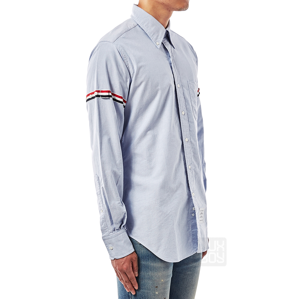 톰브라운(THOM BROWNE) 옥스포드 삼선 남자 셔츠 MWL150E 00139 480