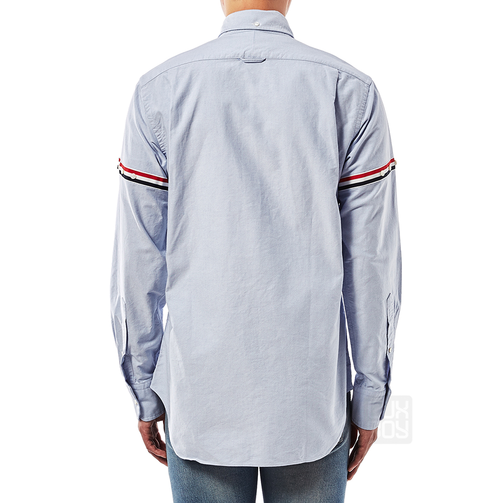 톰브라운(THOM BROWNE) 옥스포드 삼선 남자 셔츠 MWL150E 00139 480