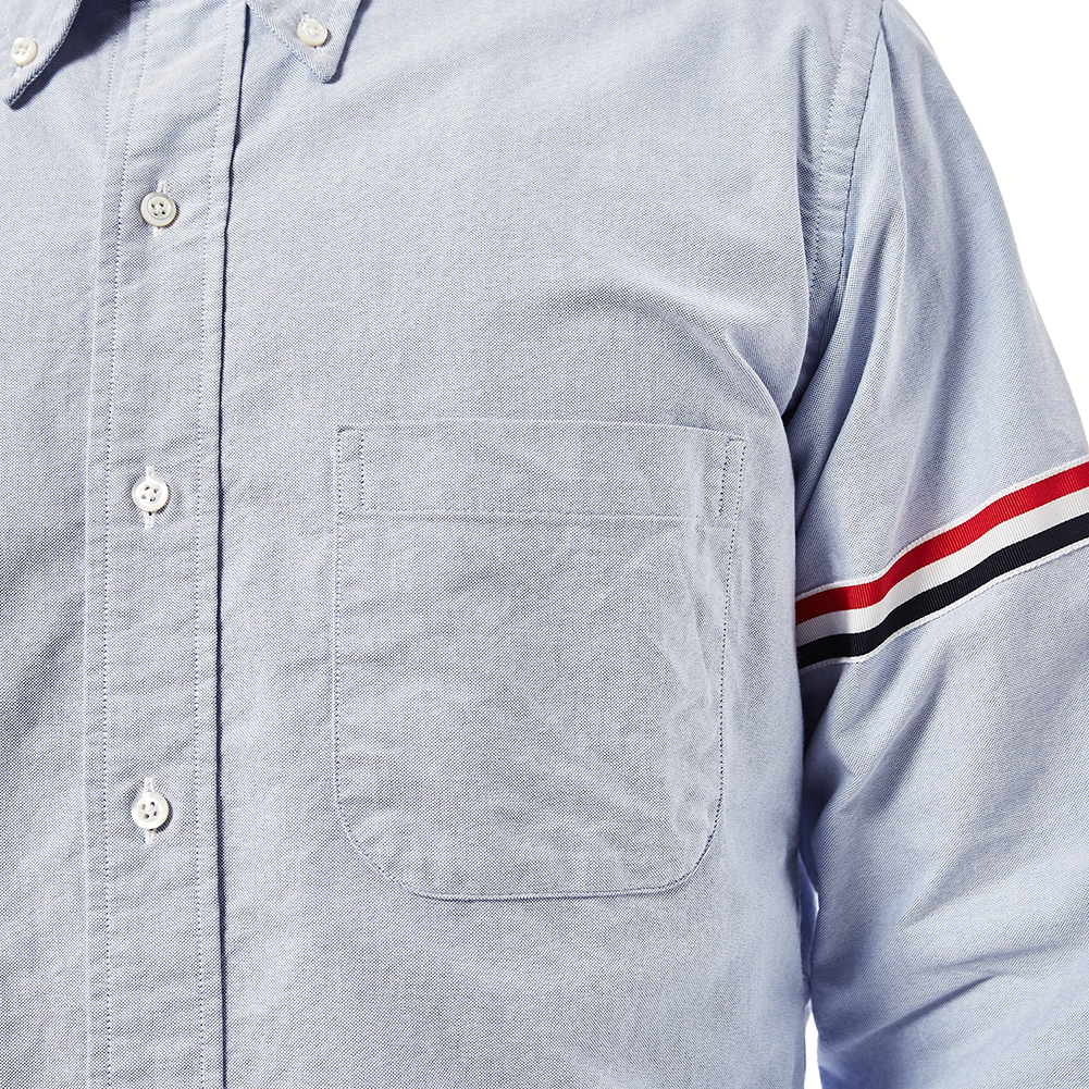 톰브라운(THOM BROWNE) 옥스포드 삼선 남자 셔츠 MWL150E 00139 480