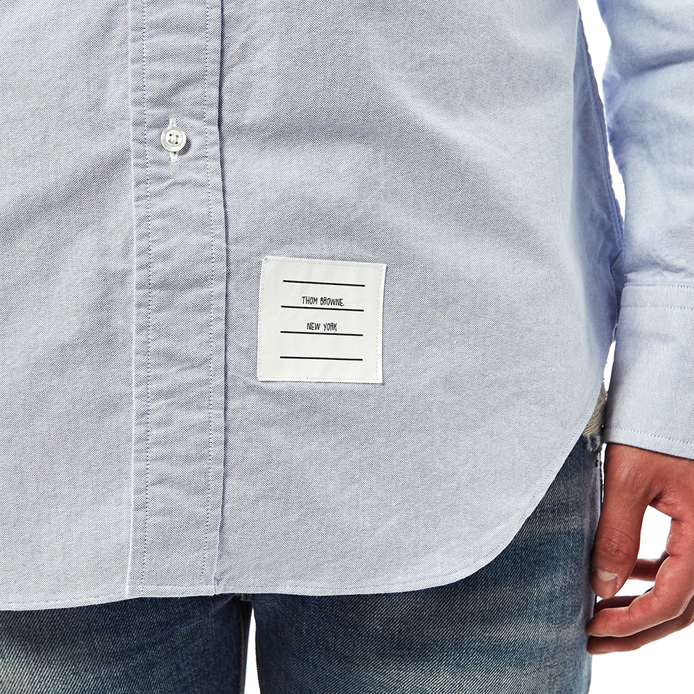 톰브라운(THOM BROWNE) 옥스포드 삼선 남자 셔츠 MWL150E 00139 480