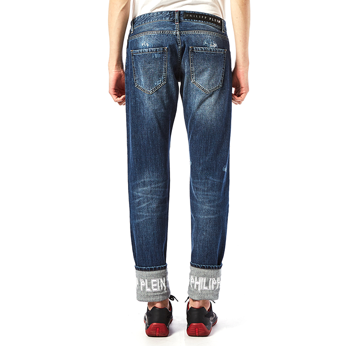 필립플레인(PHILIPP PLEIN) 몬스터 스트레이트 컷 남자 진 MDT0697 PDE001N 08WM