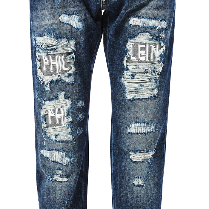 필립플레인(PHILIPP PLEIN) 몬스터 스트레이트 컷 남자 진 MDT0697 PDE001N 08WM