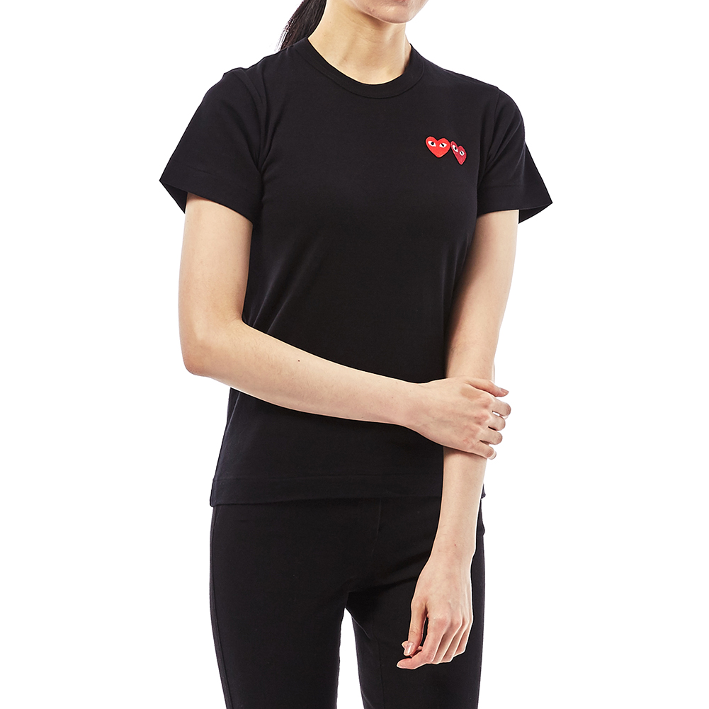 꼼데가르송(COMME DES GARCONS) 더블와펜 여성 반팔티셔츠 AZ T225 051 1