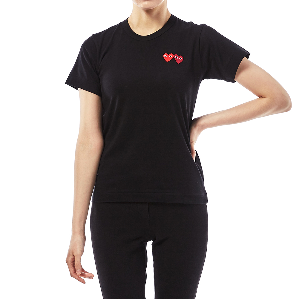 꼼데가르송(COMME DES GARCONS) 더블와펜 여성 반팔티셔츠 AZ T225 051 1