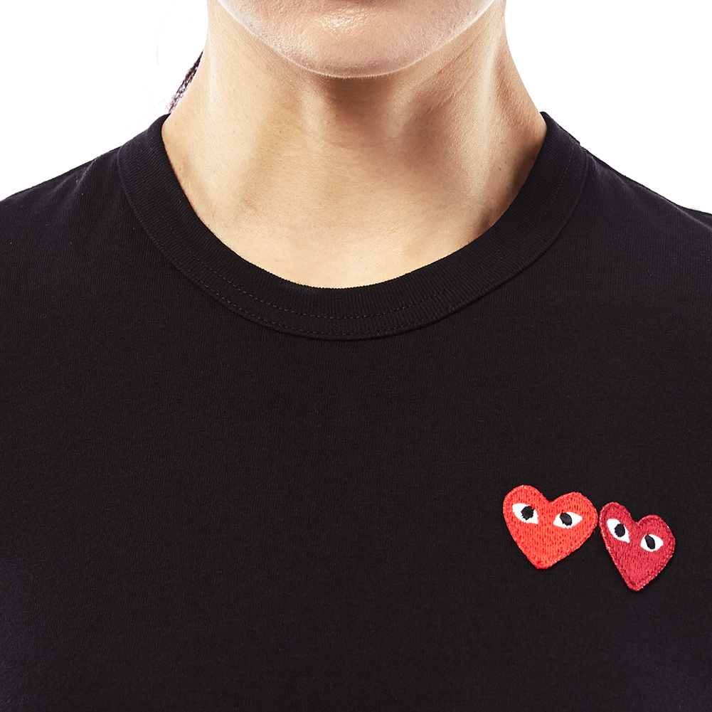 꼼데가르송(COMME DES GARCONS) 더블와펜 여성 반팔티셔츠 AZ T225 051 1