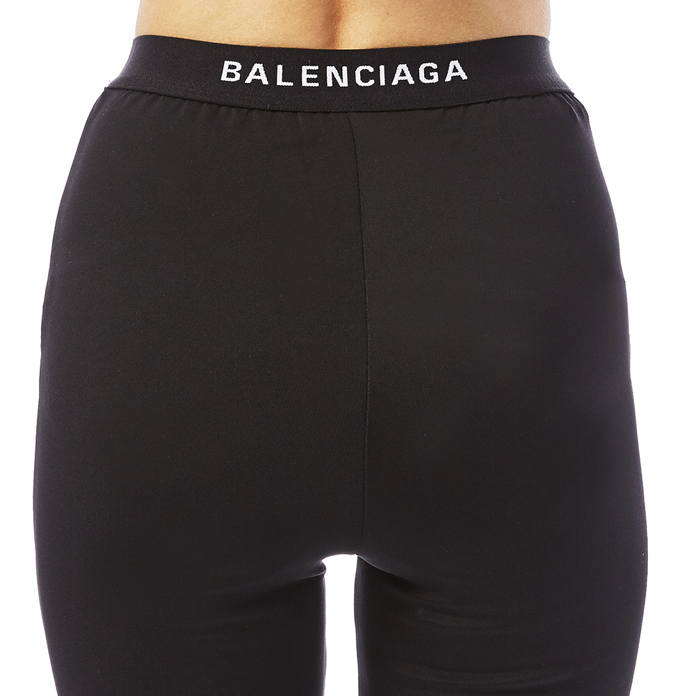 발렌시아가(BALENCIAGA) 백 로고 여자 바지 레깅스 506182 TTK21 1000