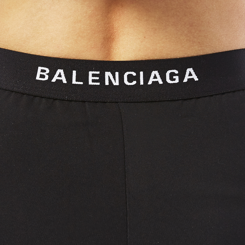 발렌시아가(BALENCIAGA) 백 로고 여자 바지 레깅스 506182 TTK21 1000