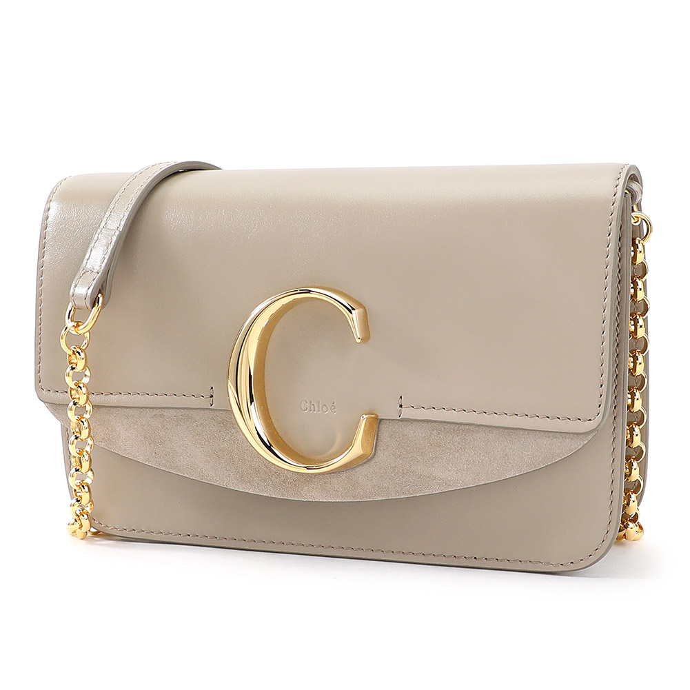 끌로에(CHLOE) C 클러치 미니 여자 체인 숄더백 CHC19SS192A37 23W