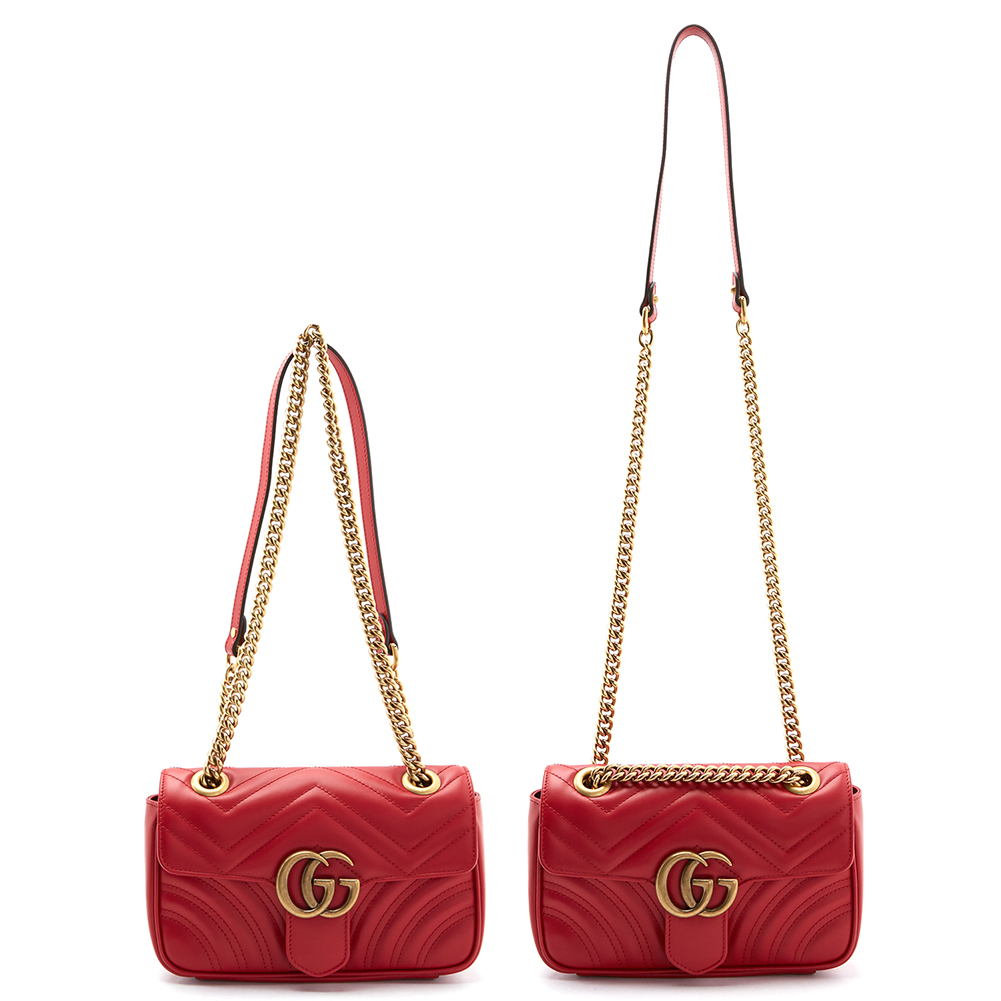 구찌(GUCCI) 마몬트 마틀라세 미니 여자 숄더백 446744 DTDIT 6433